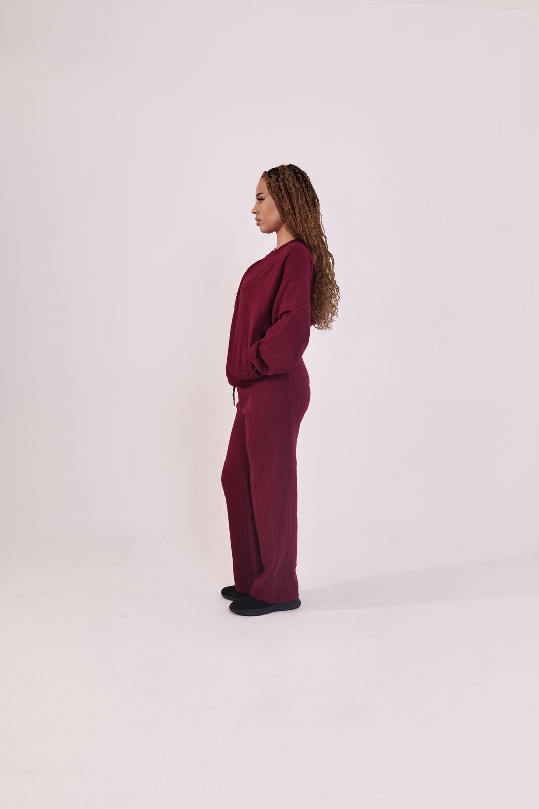 Cleopatra Over sized Bomer Zip Up Jacket & Matching Bottoms