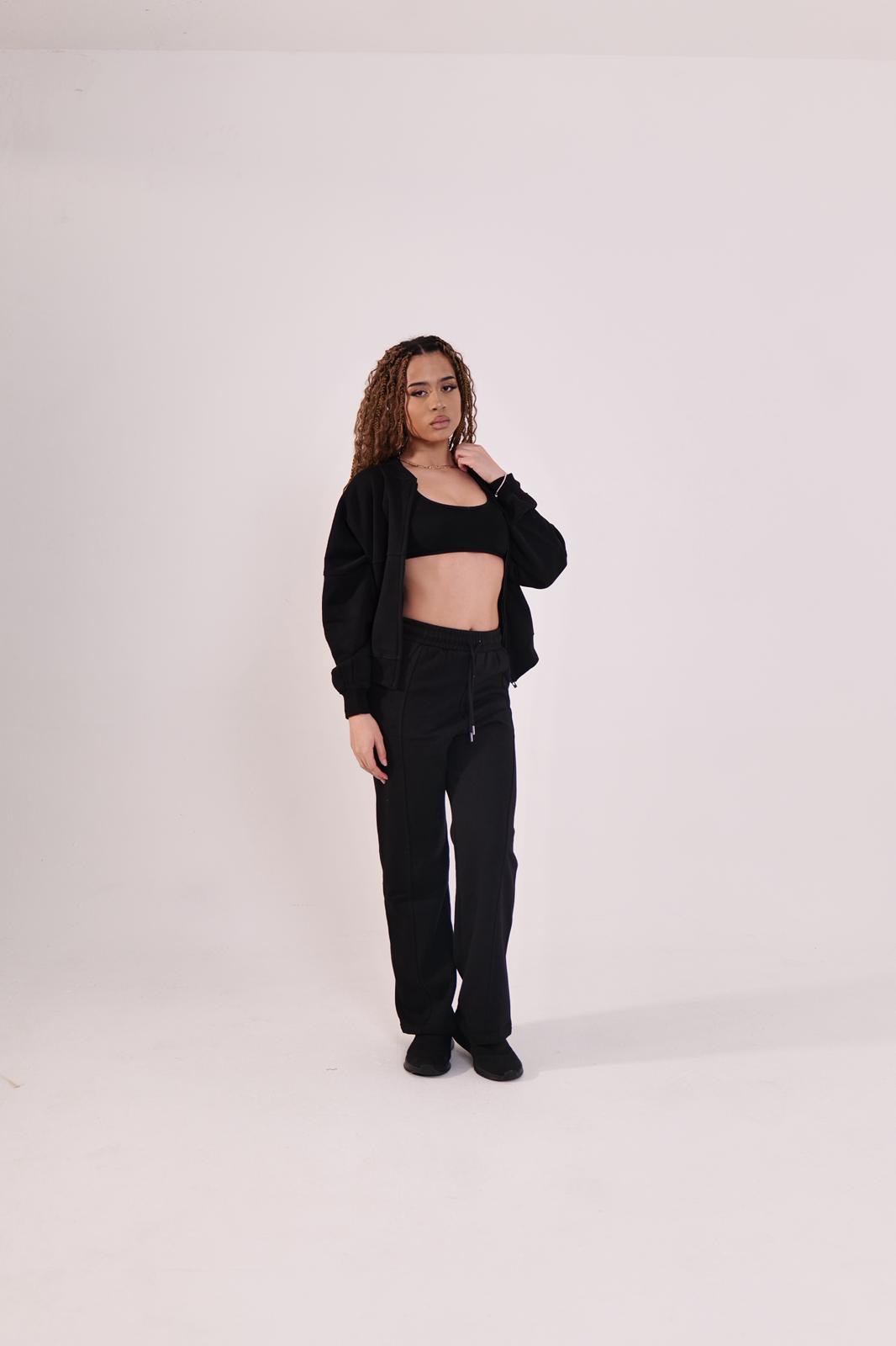 Cleopatra Over sized Bomer Zip Up Jacket & Matching Bottoms