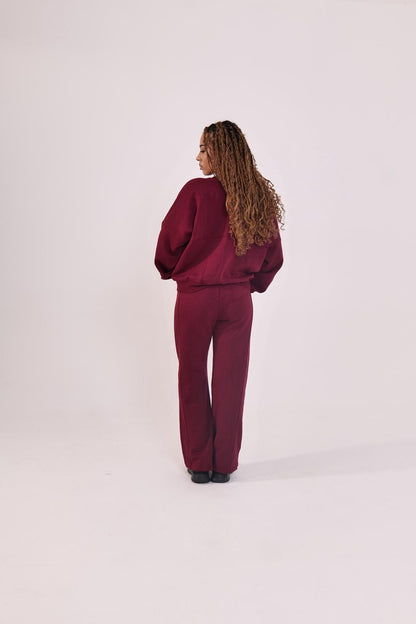 Cleopatra Over sized Bomer Zip Up Jacket & Matching Bottoms